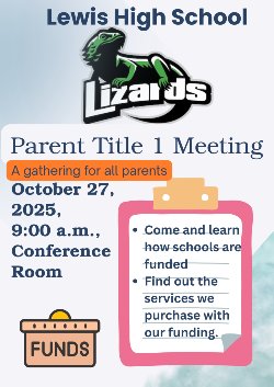 Title 1 Parent Meeting